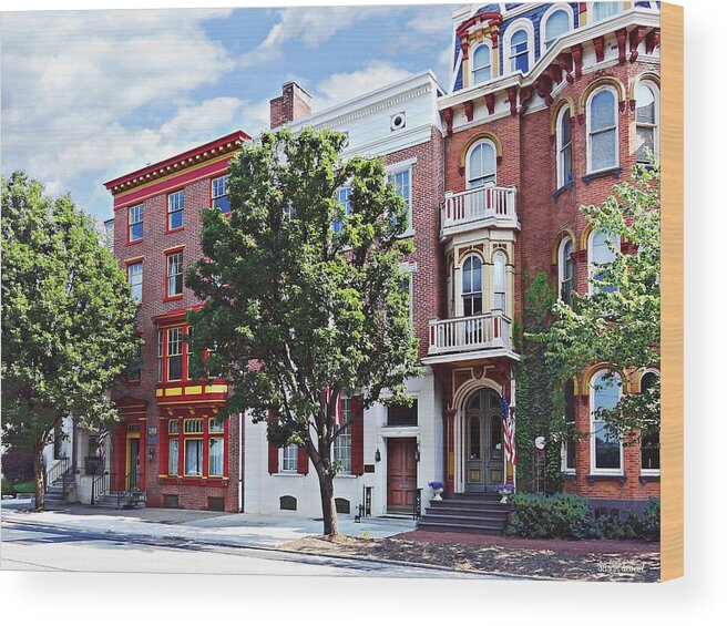 Front Street Wood Print featuring the photograph Harrisburg PA - N Front Street by Susan Savad