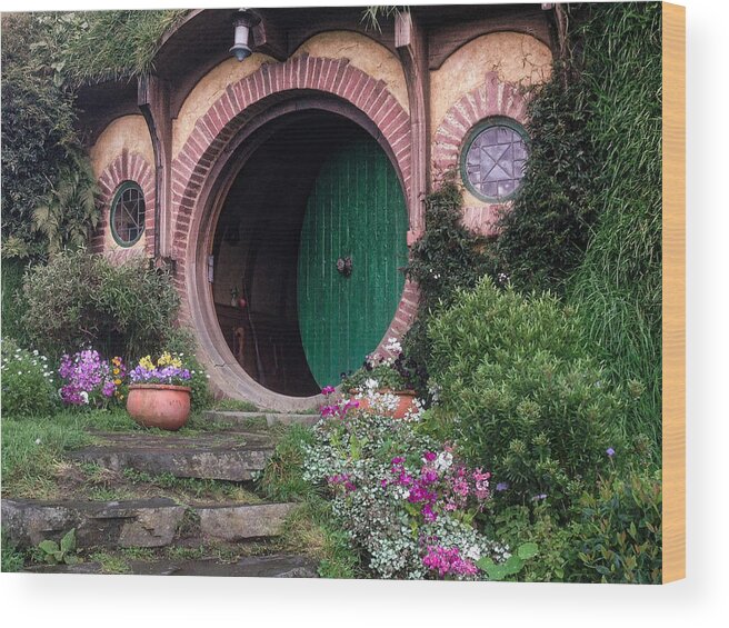 Photograph Wood Print featuring the photograph Hobbit House by Richard Gehlbach