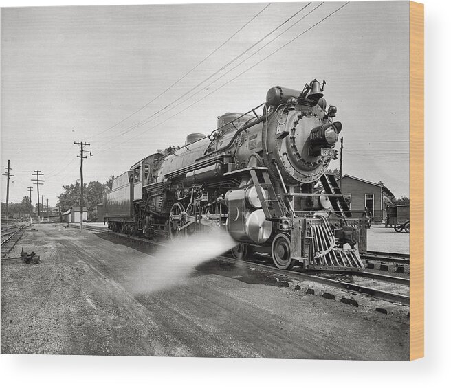 Locomotive Wood Print featuring the photograph Locomotive by Jackie Russo