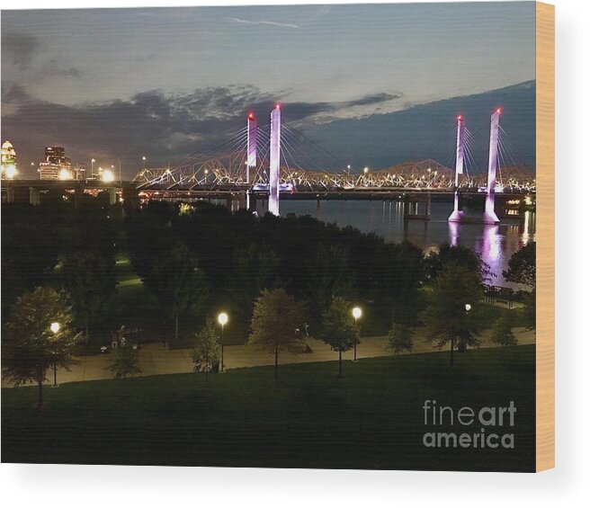 Louisville Wood Print featuring the photograph Louisville by Dennis Richardson