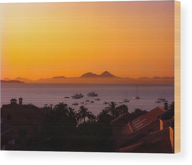 Sunrise Wood Print featuring the photograph Morning Mist by Scott Carruthers