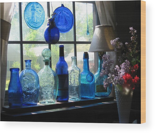 Mother's Day Wood Print featuring the photograph Mother's Day Window by John Scates
