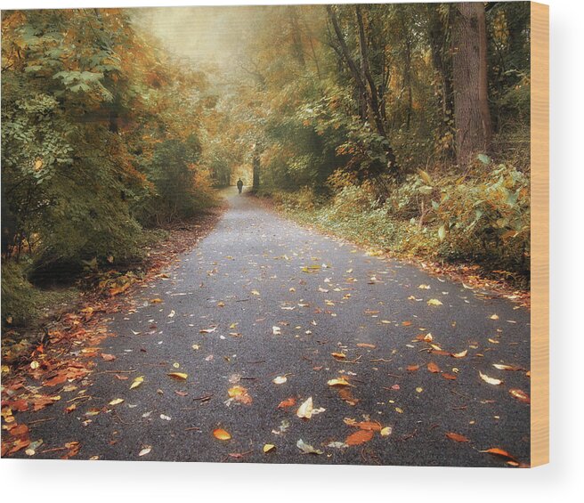 Nature Wood Print featuring the photograph Nature Walk by Jessica Jenney