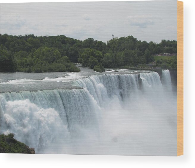 Nature Wood Print featuring the photograph Niagara Falls by Bernadette Gengler