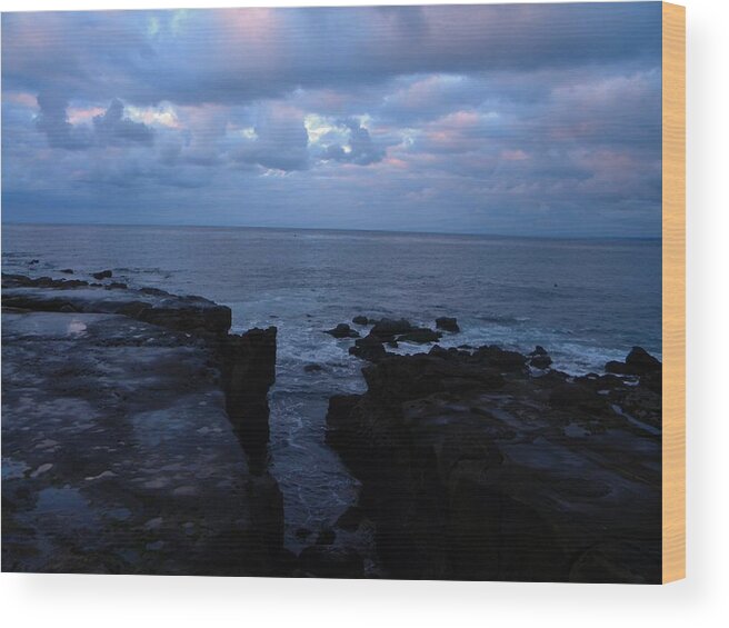 Landscape Wood Print featuring the photograph Ocean by Guillermo Mason