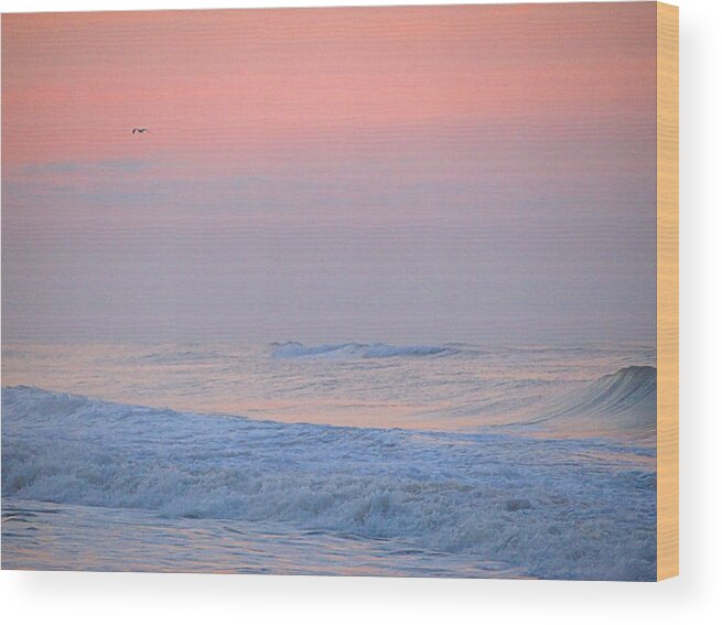 Ocean Wood Print featuring the photograph Ocean Peace by Newwwman