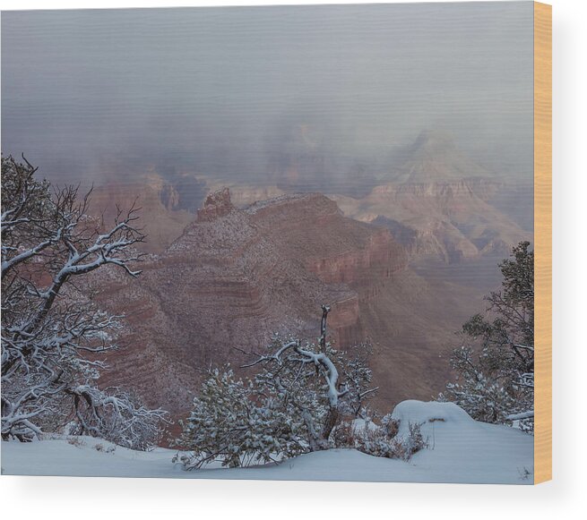 Landscape Wood Print featuring the photograph Overlook by Jonathan Nguyen