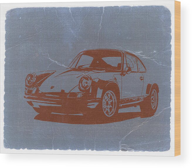 Porsche 911 Wood Print featuring the photograph Porsche 911 by Naxart Studio
