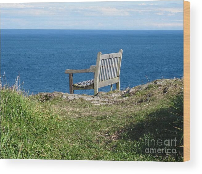 Sea View Wood Print featuring the photograph Prime Position by Karen Jane Jones