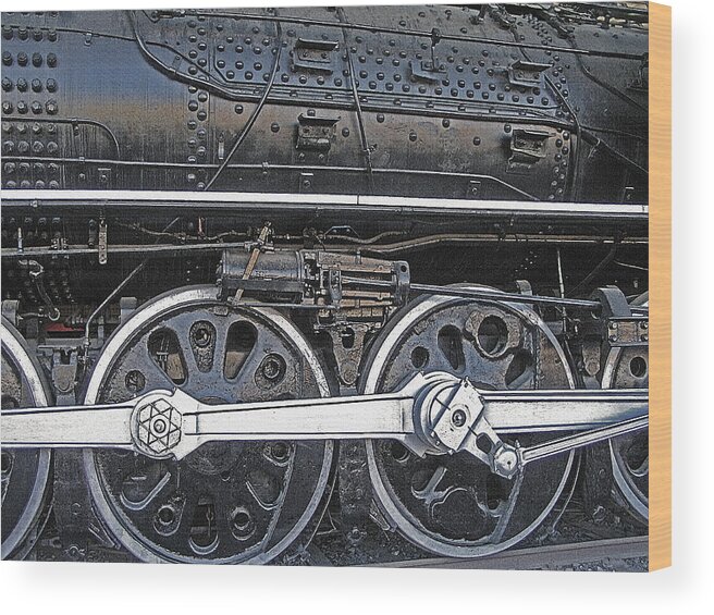 Trains Wood Print featuring the photograph Railroad Museum 2 by Steve Ohlsen