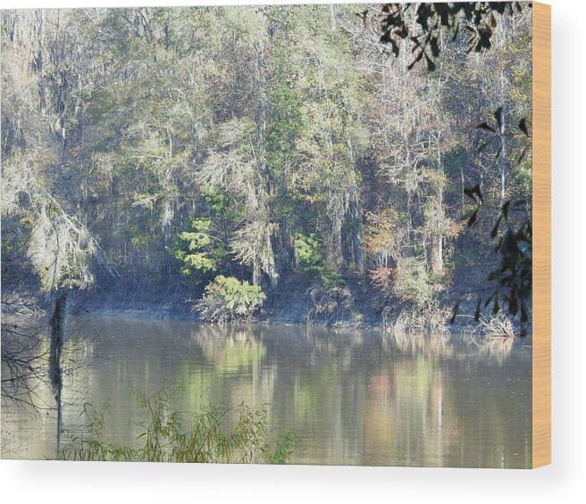 River Wood Print featuring the photograph River Fantasy by Jan Gelders
