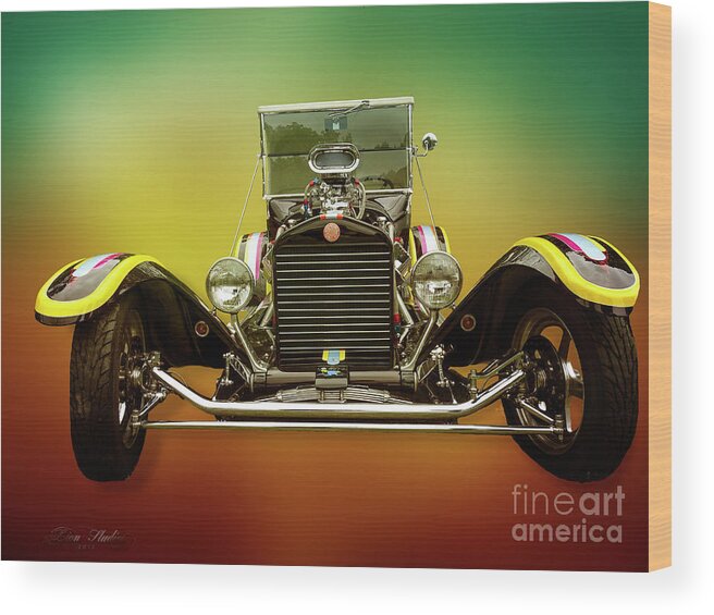 Photoshop Wood Print featuring the photograph Roadster by Melissa Messick