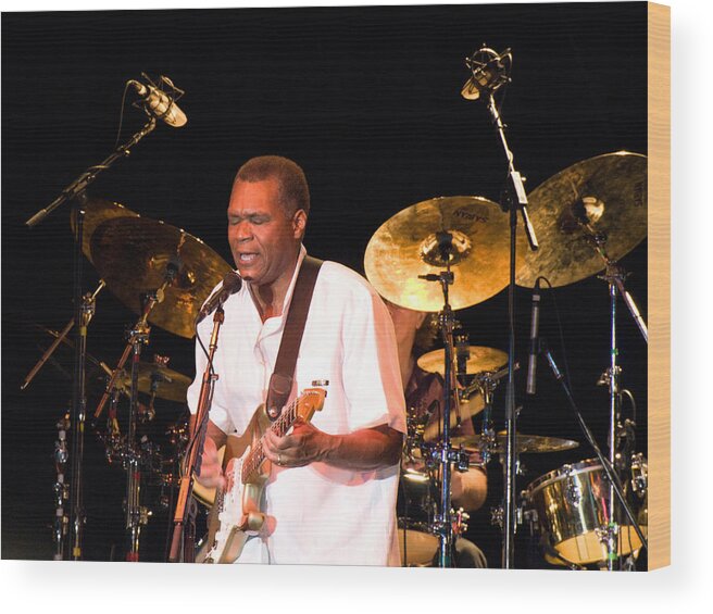 Tampa Bay Blues Festival Wood Print featuring the photograph Robert Cray by Ginger Wakem