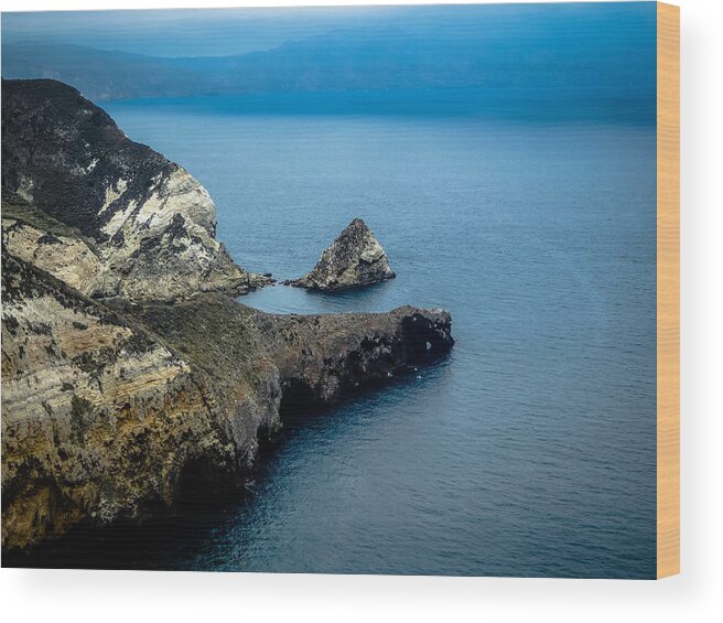 California Wood Print featuring the photograph Santa Cruz Coastal View by Pamela Newcomb