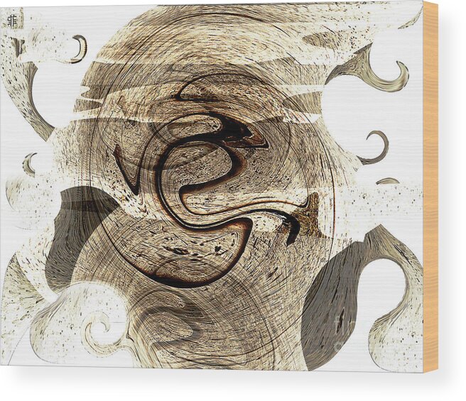Digital Wood Print featuring the digital art Scent Of The Universe by Fei A