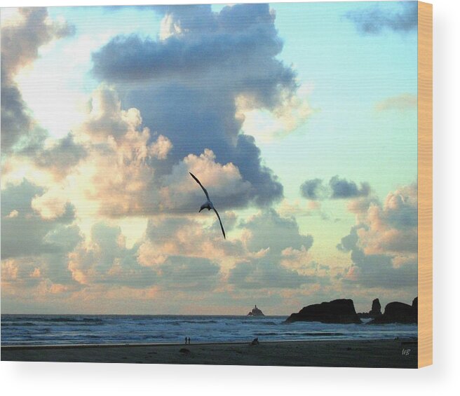 Sunset Wood Print featuring the photograph Serene Sunset by Will Borden