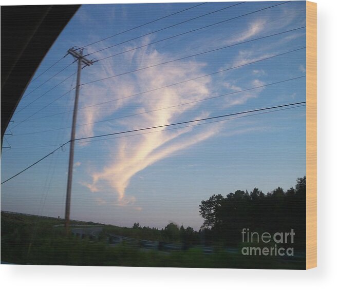  Wood Print featuring the photograph Sky Dragon by Art by G-Sheff