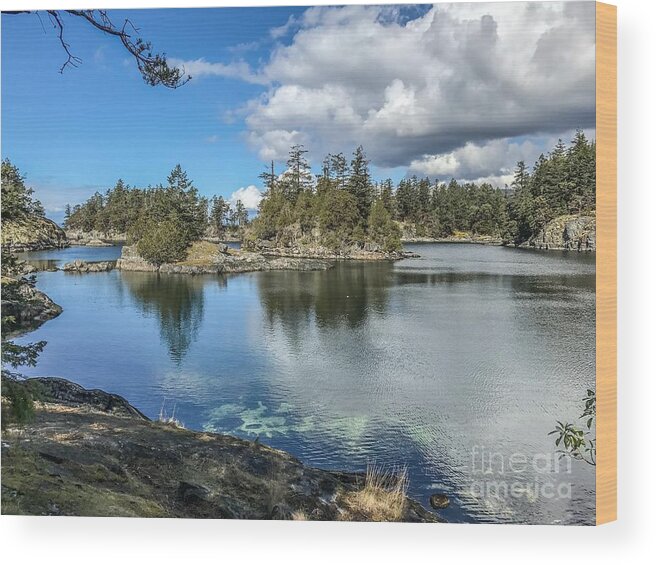 British Columbia Wood Print featuring the photograph Smuggler's Cove by William Wyckoff