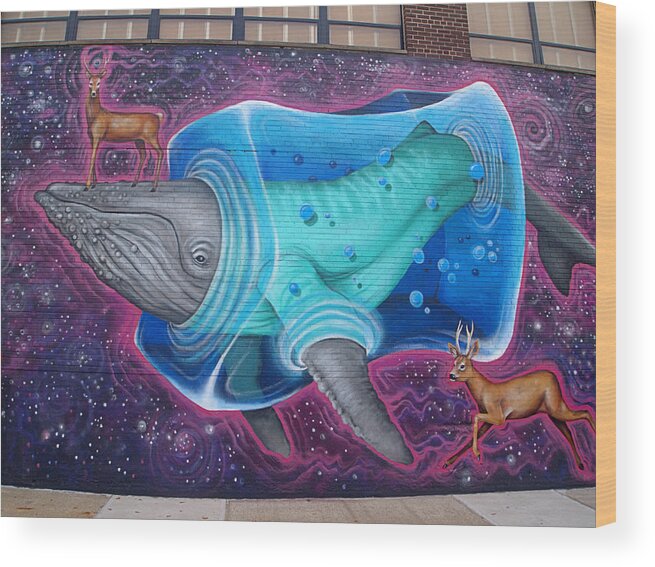 Mural Wood Print featuring the photograph Space Dream by Newwwman