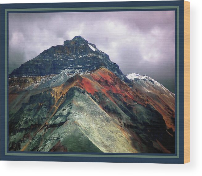 Telluride Wood Print featuring the photograph Telluride Mountain by Ginger Wakem