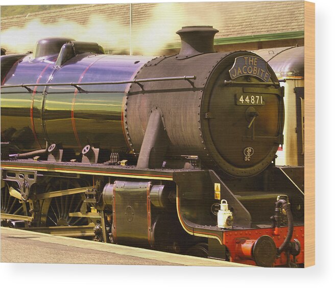 Trains Wood Print featuring the photograph The Jacobite by Richard Denyer