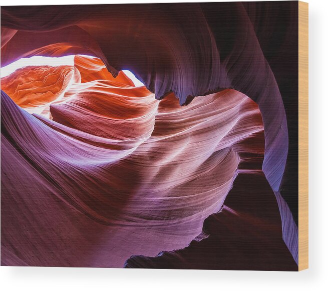Landscape Wood Print featuring the photograph The Natural Sculpture 14 by Jonathan Nguyen