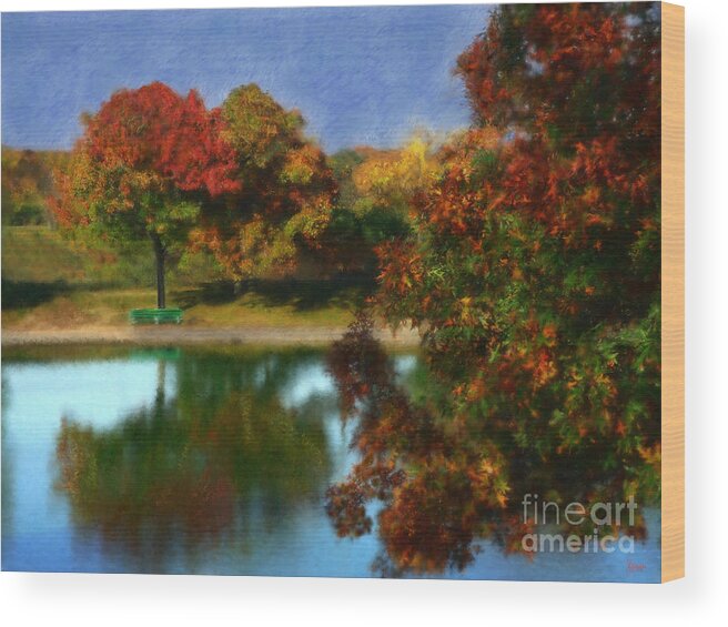 Autumn Wood Print featuring the photograph The Spirit of Autumn by Jeff Breiman