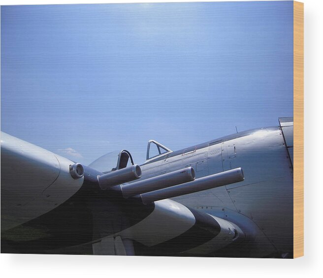 P-47 Wood Print featuring the photograph Thunderbolt Quartet by Don Struke