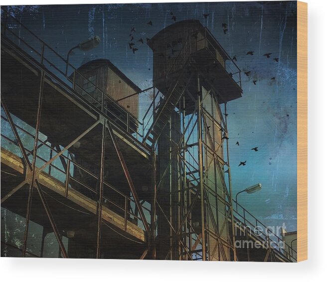 Photography Wood Print featuring the photograph Urban past by Ivana Westin