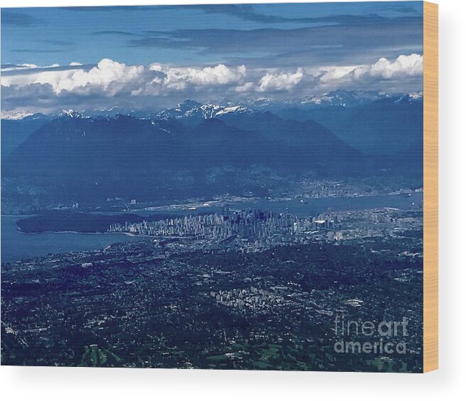 City Wood Print featuring the photograph Vancouver #1 by Dennis Richardson