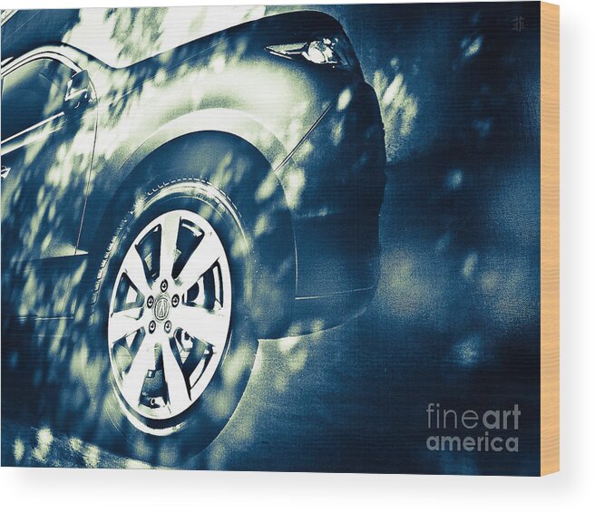 Car Wood Print featuring the photograph Vehicle No. 6 by Fei A