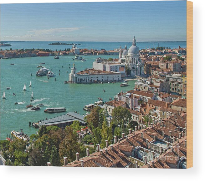 Santa Maria Della Salute Wood Print featuring the photograph Venice by Maria Rabinky