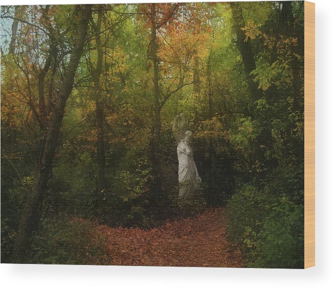 Cedric Hampton Wood Print featuring the photograph Venus Of The Woodland by Cedric Hampton
