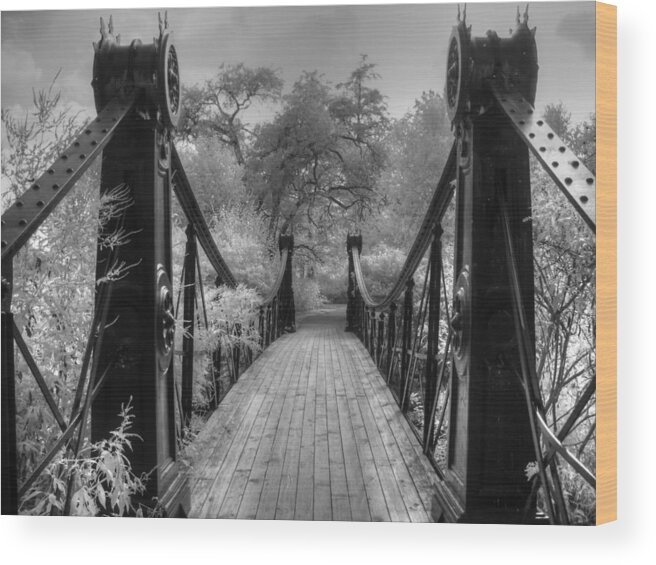Bridge Wood Print featuring the photograph Victorian Bridge by Jane Linders
