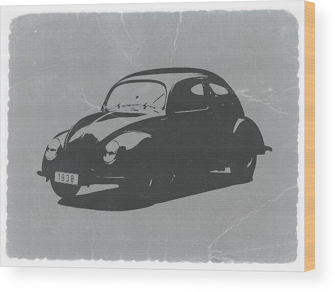 Vw Beetle Wood Print featuring the photograph VW Beetle by Naxart Studio