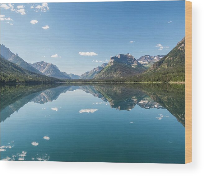 Lake Wood Print featuring the photograph Waterton Reflection #5 by Patti Deters