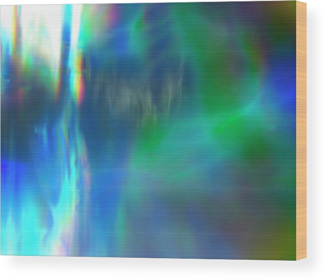 Full Frame Wood Print featuring the photograph Shiny Multi Colored Background #2 by Level1studio