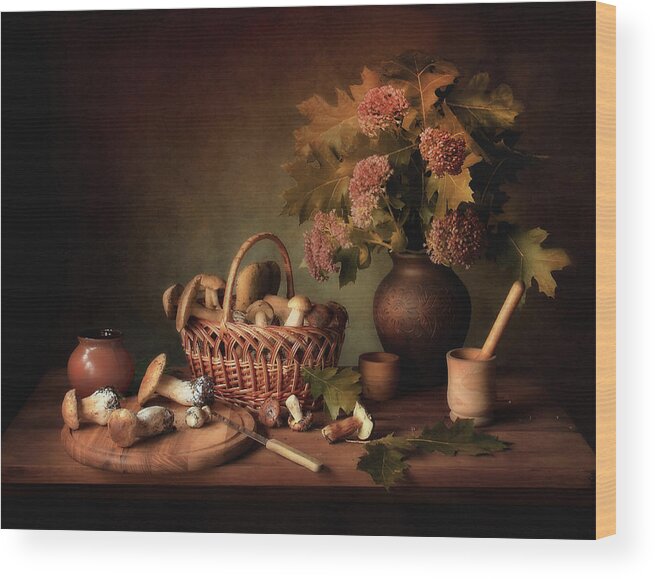 Still Life Wood Print featuring the photograph ????????? ? ??????? #262 by ??????? ????????