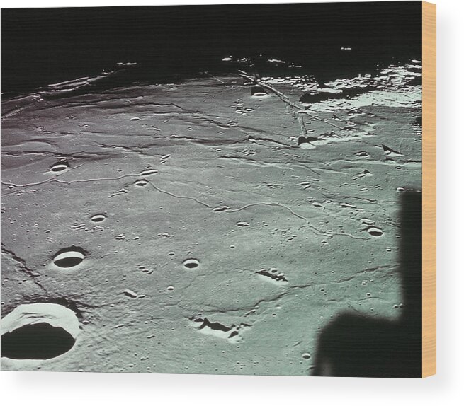 Research Wood Print featuring the photograph Close-up Of The Craters On The Surface by Stockbyte