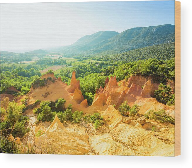 Scenics Wood Print featuring the photograph Colorado Provencal by Spooh