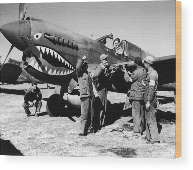 1940-1949 Wood Print featuring the photograph Flying Tigers by Fotosearch