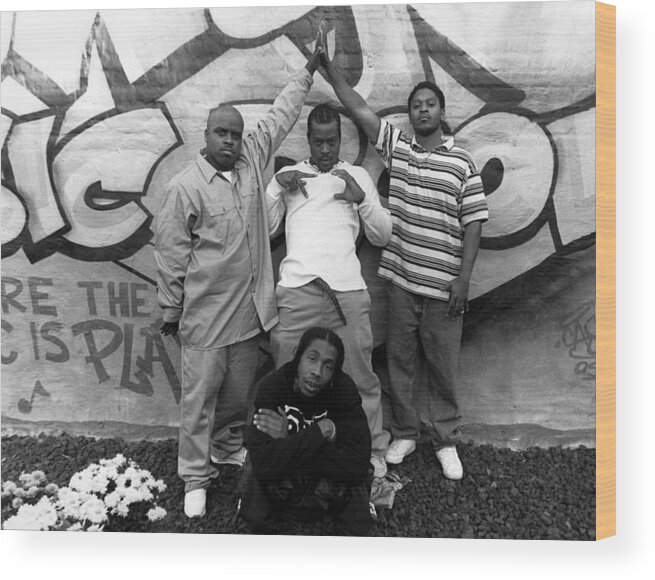 Artist Wood Print featuring the photograph Goodie Mob In Chicago by Raymond Boyd