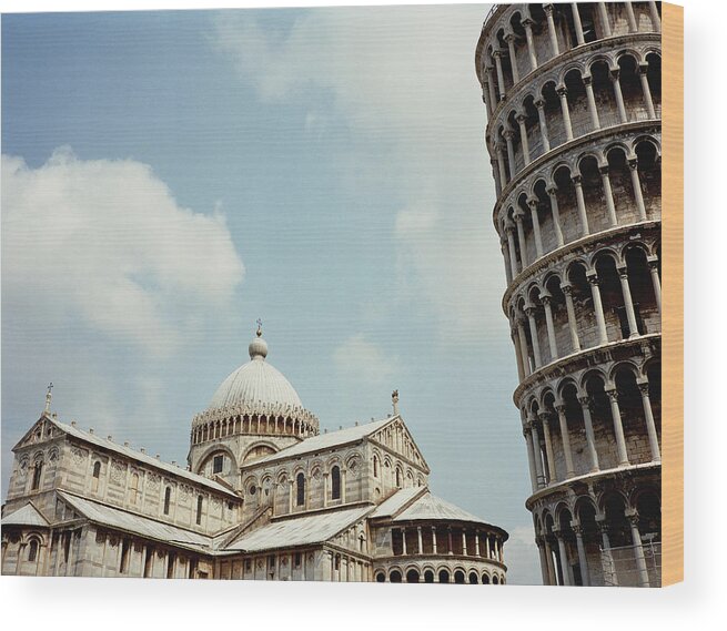 Leaning Wood Print featuring the photograph Italy, Pisa Campo Dei Miracoli by Sean Justice