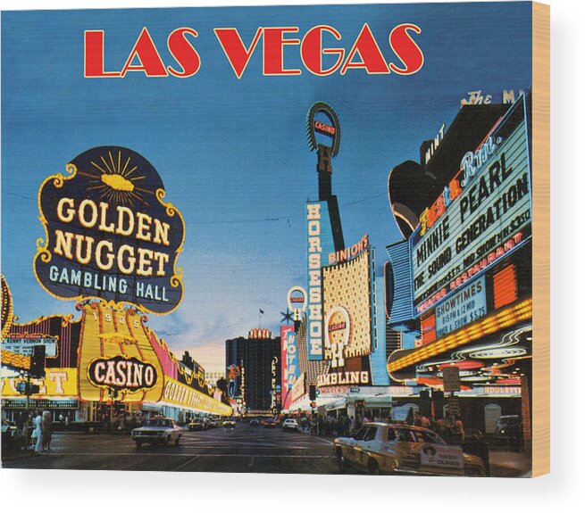 Las Vegas Wood Print featuring the photograph Las Vegas by Long Shot