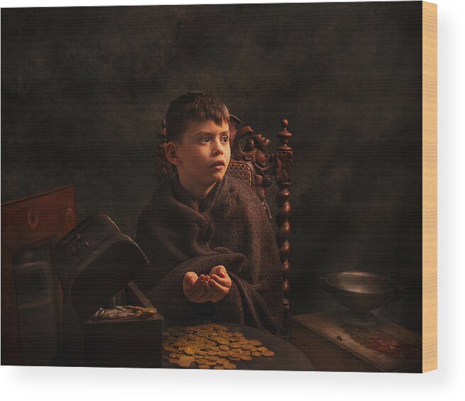 Paint Wood Print featuring the photograph Little Avare by Jonathan L
