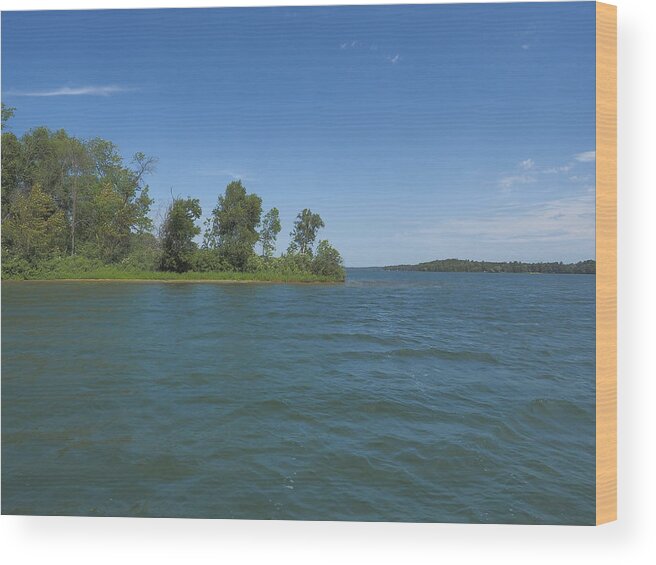 Lake Wood Print featuring the photograph Long Lake Peninsula by Richard Thomas