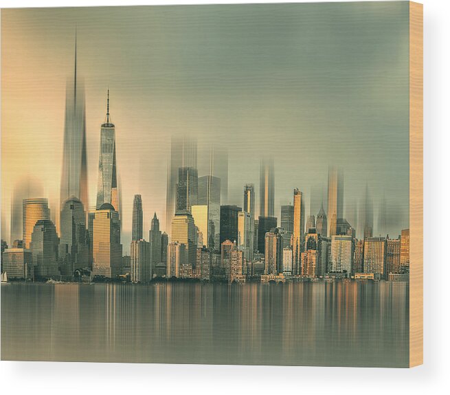 Nyc Wood Print featuring the photograph Nyc by Catherine W.