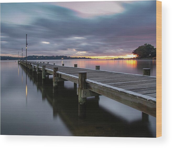 Annapolis Wood Print featuring the photograph Quiet Cape Morning by Nelson Cross