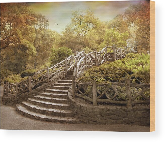 Nature Wood Print featuring the photograph Shakespeare in the Park by Jessica Jenney