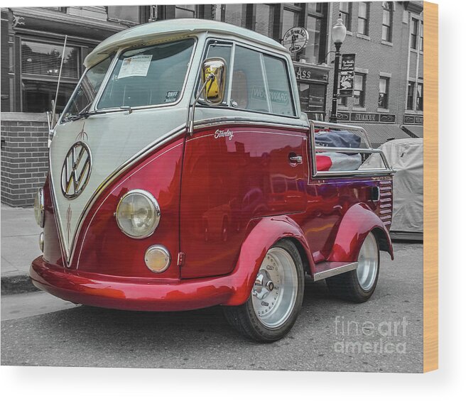 Volkswagen Wood Print featuring the photograph Shorty by Tony Baca